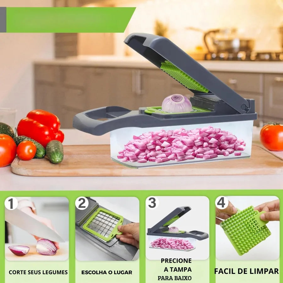 Cortador de Legumes 16 em 1 Multifuncional