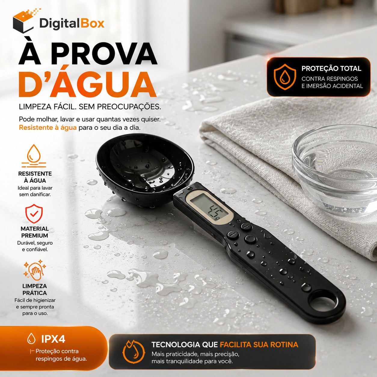 Mini Balança de Cozinha Digital