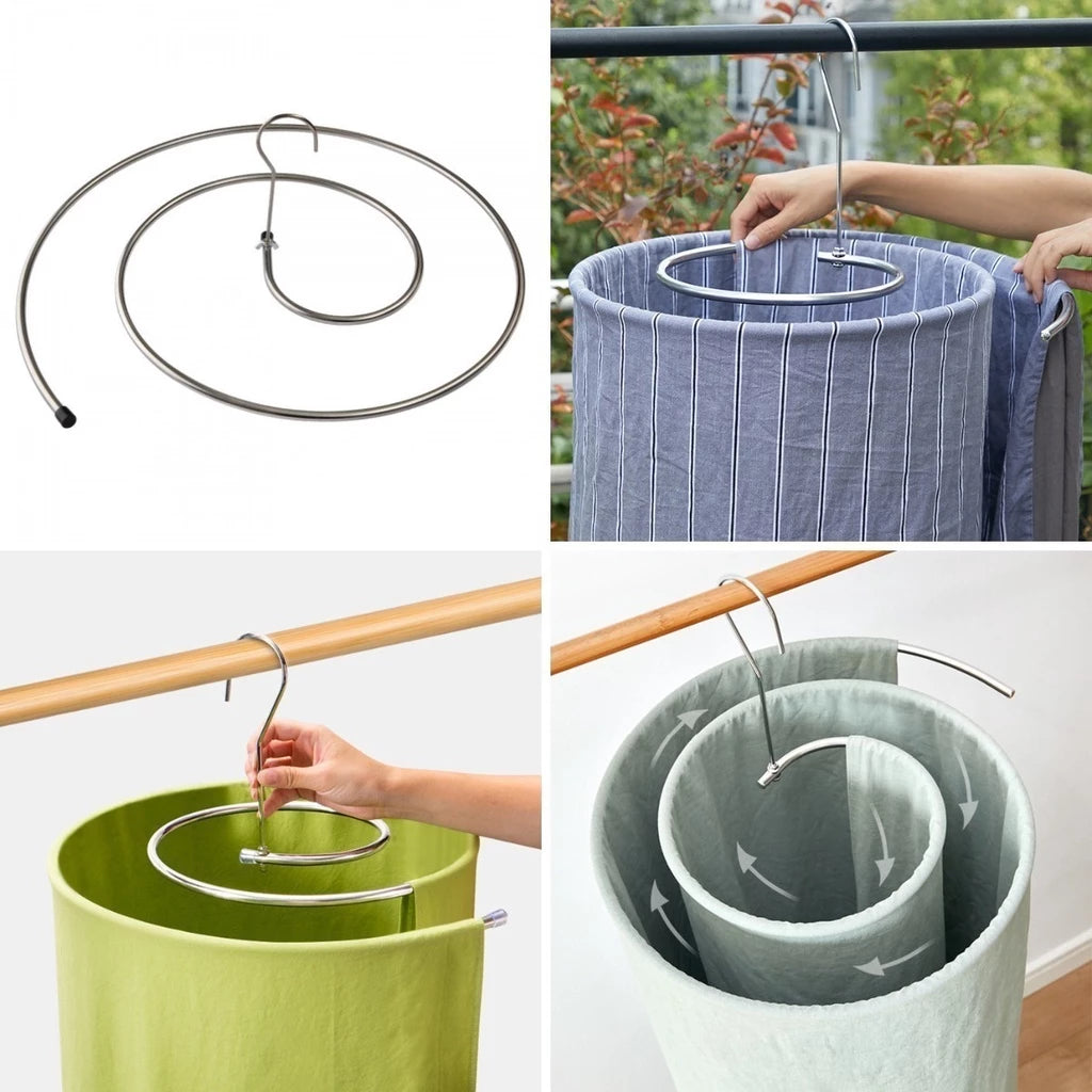 Kit com 2 Cabides Inteligentes 360° – Suporta até 10kg e Economiza Espaço no Seu Guarda-Roupa