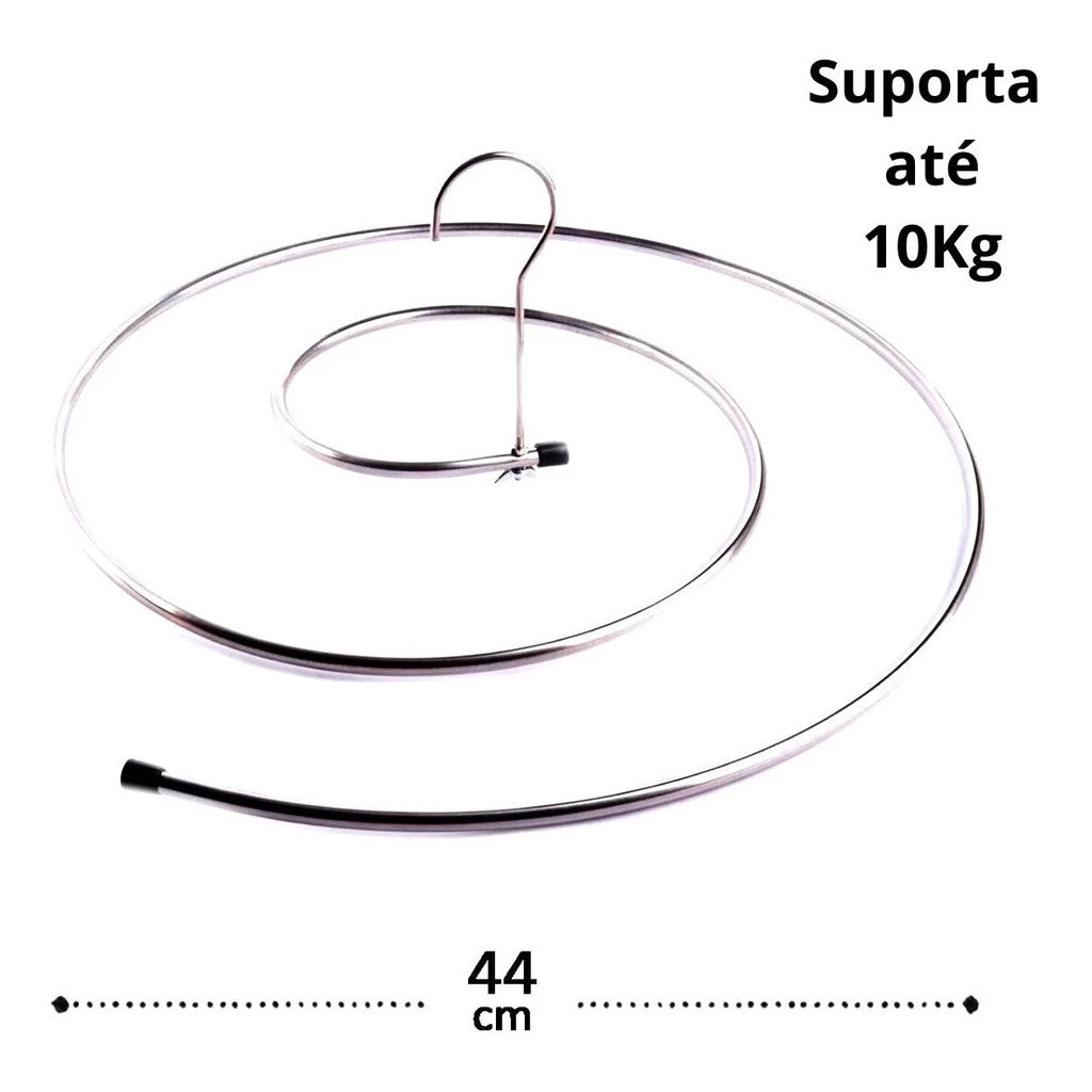 Kit com 2 Cabides Inteligentes 360° – Suporta até 10kg e Economiza Espaço no Seu Guarda-Roupa