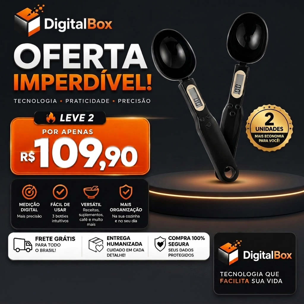Mini Balança de Cozinha Digital